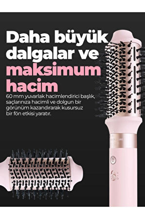 Ks-611 Style-airwrap 6 Başlıklı Saç Şekillendirme Ve Kurutma Seti - Bukle, Hacim, Hızlı Kurutma
