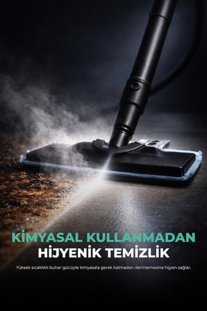 CB-105A Buharlı Temizlik Makinesi | Çok Amaçlı | Yüksek Basınçlı | Kimyasalsız Hijyen