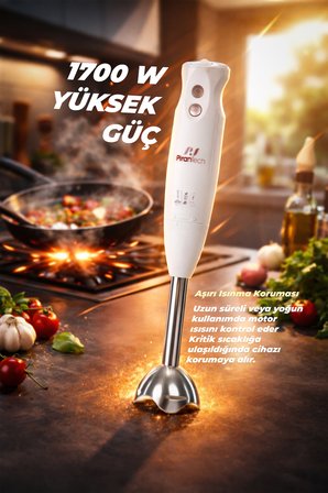 YH-83 Çubuk El Blenderi – Turbo Fonksiyonlu, Kolay Temizlenebilir