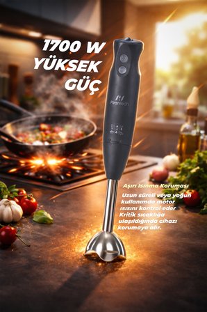 YH-83 Çubuk El Blenderi – Turbo Fonksiyonlu, Kolay Temizlenebilir