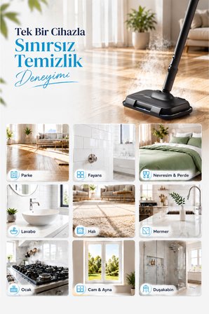 Pirantech CB-202 Buharlı Temizleyici Beyaz 28 gr/dk 2 Bar Basınç