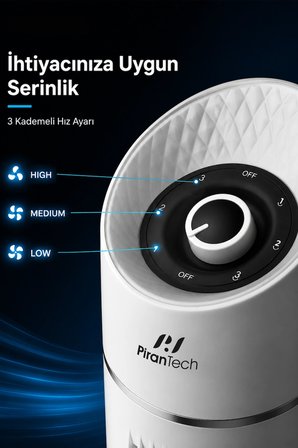 EV-116 Dikey Kule Tipi Vantilatör | Modern Tasarım | Etkili Serinlik