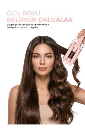 KS-33 Wag Maşası 3x25 mm 120W Su Dalgası Saç Maşası