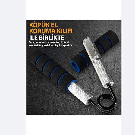 135 KG - Alüminyum Sık Sık - El Bilek Güçlendirici Paslanmaz - 135 KG