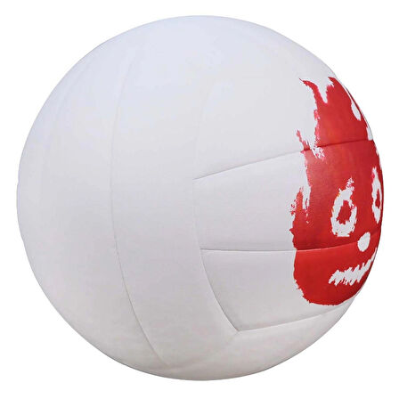 Voleybol Topu | Resmi Boyut | Plaj & Açık Hava Kullanıma Uygun 260 - 280 Gram Beyaz