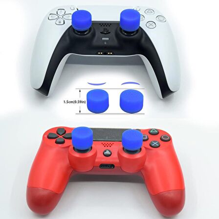 Cosmostech PS5 Controller Joystick Oyun Kolu Gamepad Uyumlu - 8'li Analog Koruyucu M