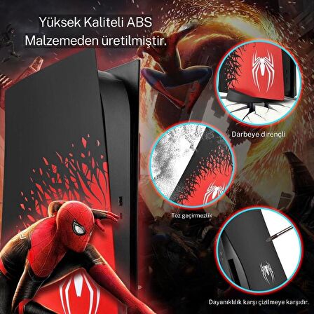 Cosmostech PS5 Dijital Sürüm Uyumlu - Spider - Man 2 Desenli Konsol Faceplate Shell Covers Kapakları