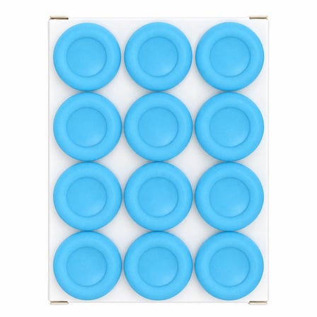 Cosmostech PS5 PS4 Uyumlu Yedek Analog Joystick Başlığı 12 Adet – Aşınmış Sökülmüş Analog İçin Uyumludur Replacement Thumbstick Renkli Mavi