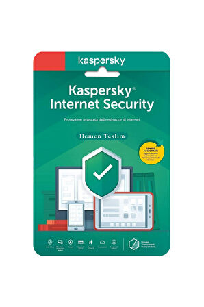 Kaspersky İnternet Security 1 Cihaz 1 Yıl Dijital Lisans Anahtarı