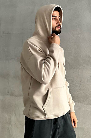 Erkek Kapüşonlu Oversize Sweatshirt