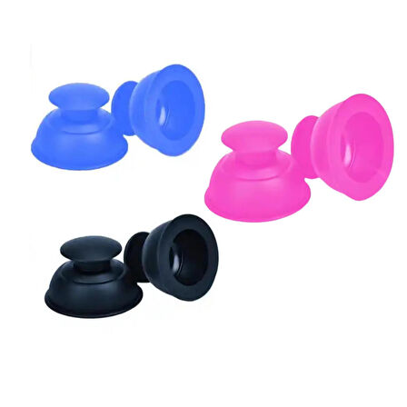 Vantuz Silikon Selülit & Masaj Kupası 6'lı Set Karışık Renk