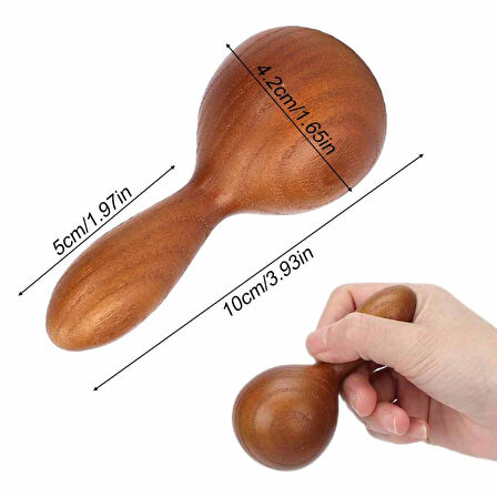 Ahşap Yüz Masaj Aparatı Gua Sha Graston Refleksoloji SPA Aleti