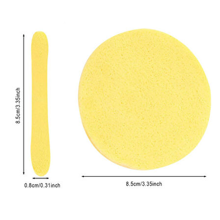 Cilt Bakım Ve Yüz Temizleme Makyaj Süngeri 6'lı Set