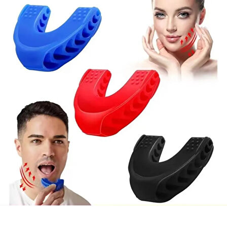 Başlangıç-Orta-Zor Jawline Face Yoga Çene Kası Egzersiz Topu 3'lü Set