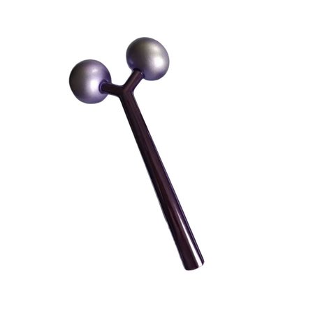 Metal Yüz Masaj Aleti Face Yoga Guasha 3D Roller Graston Aparatı Siyah Renk