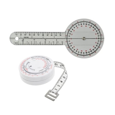 Fizyoterapistler İçin Gonyometre Bmi Mezura Eğitim ve Ölçüm Set 8