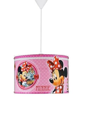 YKC Minnie Mouse Çocuk Odası Panorama Tavan Sarkıt-Lisanslı