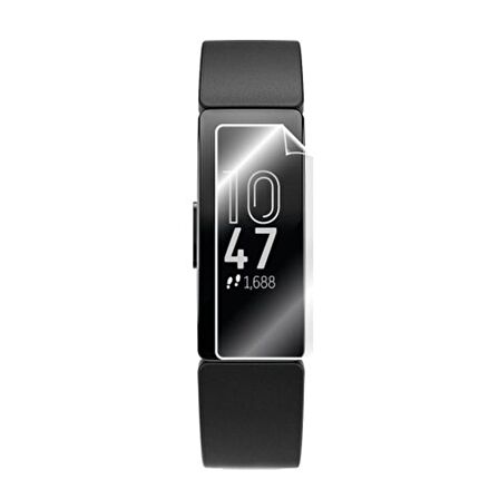 Fitbit Inspire HR Ön Darbe Emici Ekran Koruyucu Nano Cam (4 Adet)
