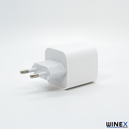 Winex Type-C 20 Watt Hızlı Şarj Aleti Beyaz