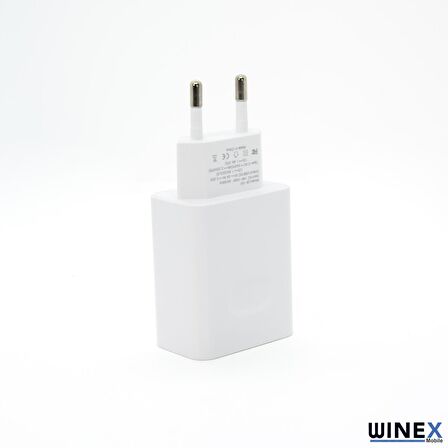 Winex 20W Type-C PD + UsbA Quick Charger 3.0 Ultra Hızlı Çift Çıkışlı Şarj Aleti Başlığı