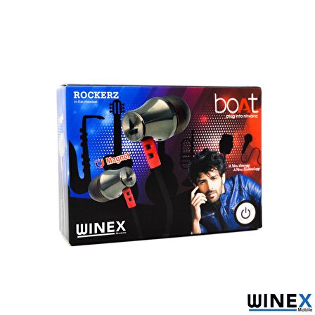 Winex Boat Rockerz İn Ear Headset 3.5mm Mikrofonlu Kulakiçi Kablolu Kulaklık 