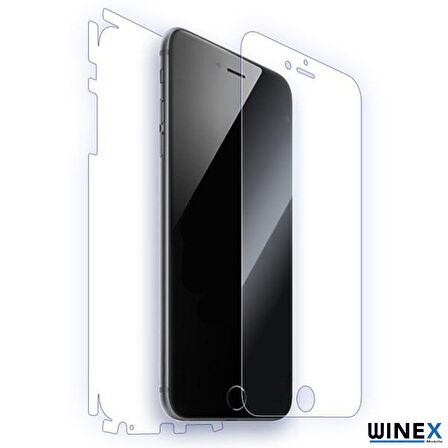 İphone 6S Plus Ön-Arka 360 Fullbody Darbe Emici Kaplama ve Hd Ekran Koruyucu