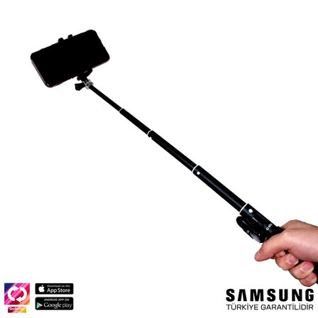 SBS Premium Bluetooth Selfie Çubuğu Siyah Samsung Türkiye Garantili