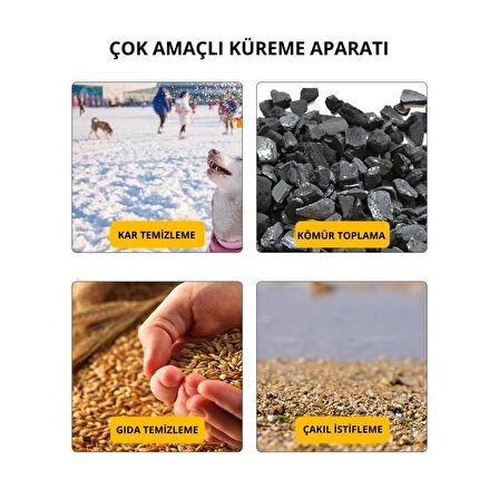 Gardenpro SP-005 Tekerlekli Gübre Ve Kar Küreme Aparatı