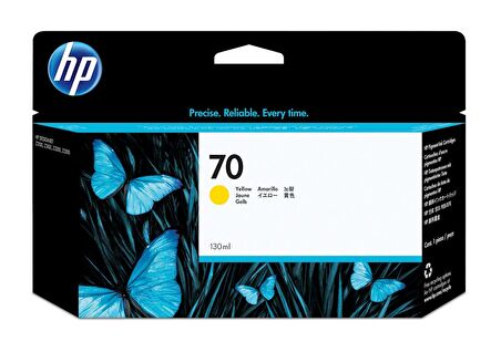 Hp 70 C9454A Sarı Kartuş Eski Tarihli