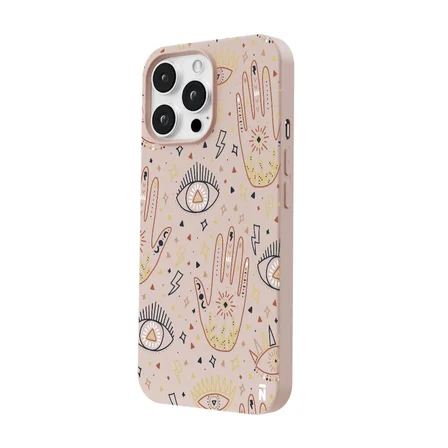 iPhone 11 Pro Pudra Lansman Renkli Silikon I'm Mysterious Tasarımlı Kamera Korumalı Telefon Kılıf
