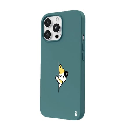 iPhone 12 Pro Max Haki Lansman Renkli Silikon Cat Lover Kedi Tasarımlı Kılıf
