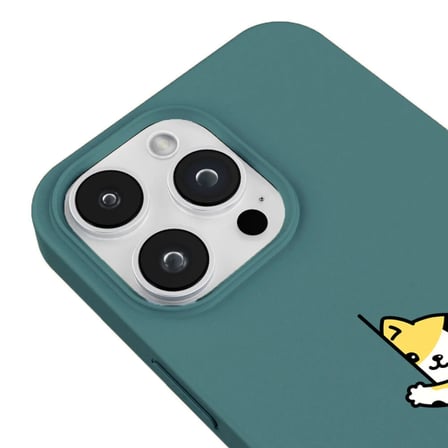 iPhone 11 Pro Haki Lansman Renkli Silikon Cat Lover Kedi Tasarımlı Kılıf