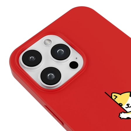 iPhone 11 Pro Kırmızı Lansman Renkli Silikon Cat Lover Kedi Tasarımlı Kılıf