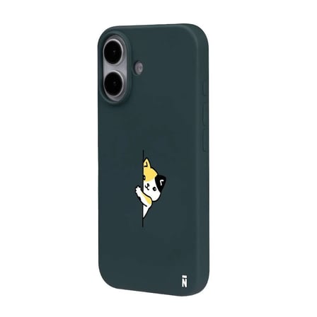 iPhone 16 Haki Lansman Renkli Silikon Cat Lover Kedi Tasarımlı Kılıf