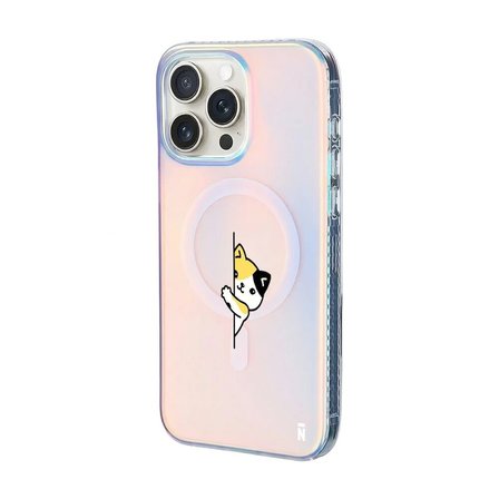 iPhone 15 Pro Max Hologram Magsafe Cat Lover Kedi Tasarımlı Premium Telefon Kılıf