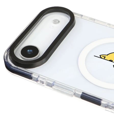 iPhone 17 Air Yanları Siyah Magsafe Arty Şeffaf Cat Lover Kedi Tasarımlı Premium Kılıf