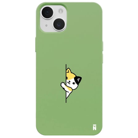 iPhone 11 Yeşil Lansman Renkli Silikon Cat Lover Kedi Tasarımlı Kamera Korumalı Telefon Kılıf