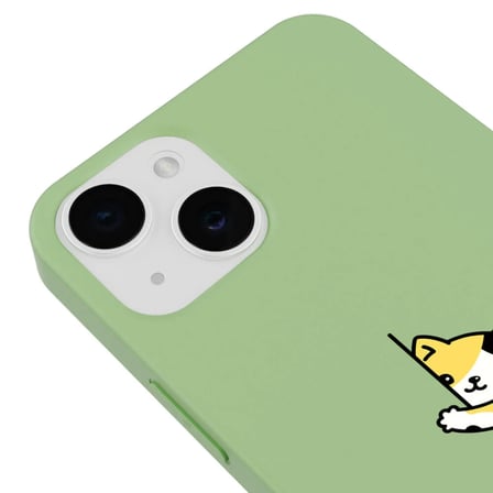 iPhone 11 Yeşil Lansman Renkli Silikon Cat Lover Kedi Tasarımlı Kamera Korumalı Telefon Kılıf