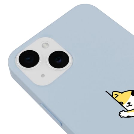 iPhone 15 Plus Mavi Lansman Renkli Silikon Cat Lover Kedi Tasarımlı Kamera Korumalı Telefon Kılıf