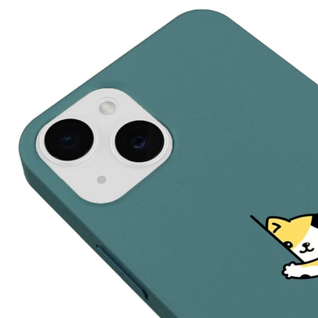 iPhone 14 Plus Haki Lansman Renkli Silikon Cat Lover Kedi Tasarımlı Kamera Korumalı Telefon Kılıf