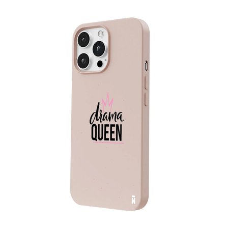 iPhone 16 Pro Max Pudra Lansman Renkli Silikon Drama Queen Tasarımlı Premium Kılıf