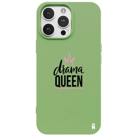 iPhone 11 Pro Max Yeşil Lansman Renkli Silikon Drama Queen Tasarımlı Premium Kılıf