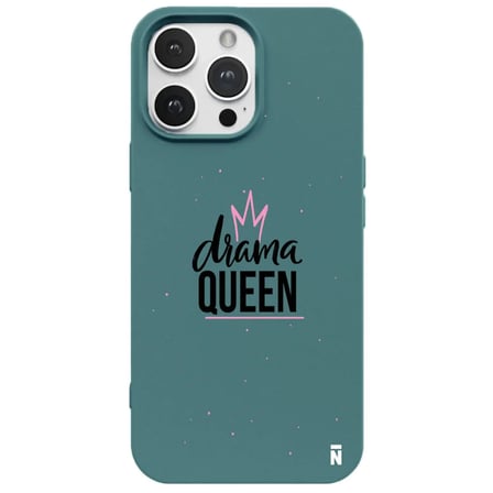 iPhone 11 Pro Max Haki Lansman Renkli Silikon Drama Queen Tasarımlı Premium Kılıf