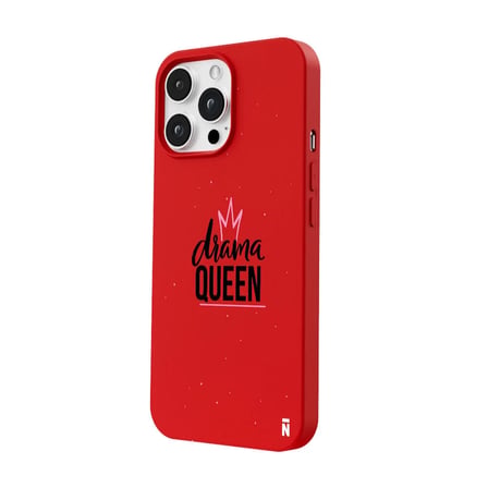 iPhone 13 Pro Kırmızı Lansman Renkli Silikon Drama Queen Tasarımlı Premium Kılıf