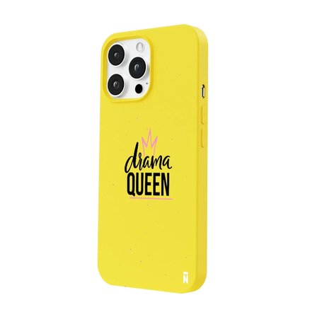 iPhone 12 Pro Sarı Lansman Renkli Silikon Drama Queen Tasarımlı Premium Kılıf