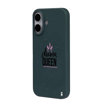 iPhone 16 Plus Haki Lansman Renkli Silikon Drama Queen Tasarımlı Premium Kılıf