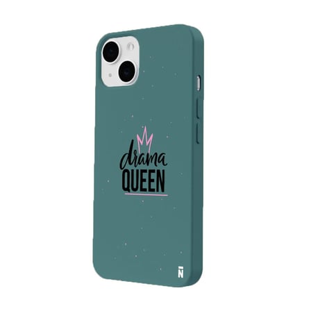 iPhone 11 Haki Lansman Renkli Silikon Drama Queen Tasarımlı Kamera Korumalı Telefon Kılıf