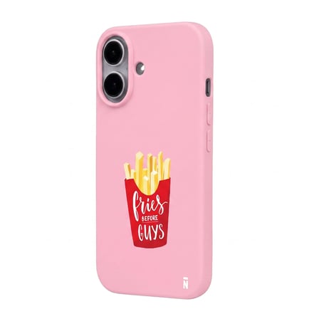 iPhone 17 Pembe Lansman Renkli Silikon New Year Kedi Tasarımlı Premium Kılıf