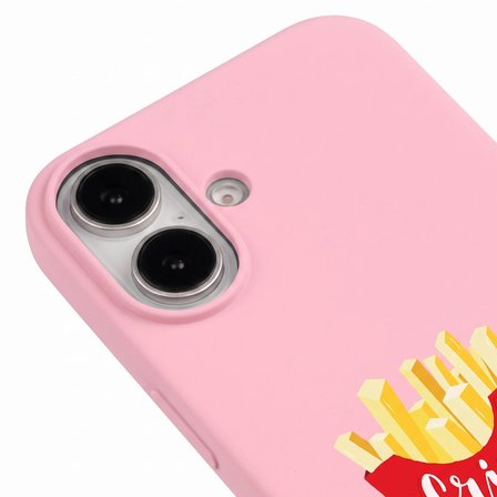 iPhone 17 Pembe Lansman Renkli Silikon New Year Kedi Tasarımlı Premium Kılıf