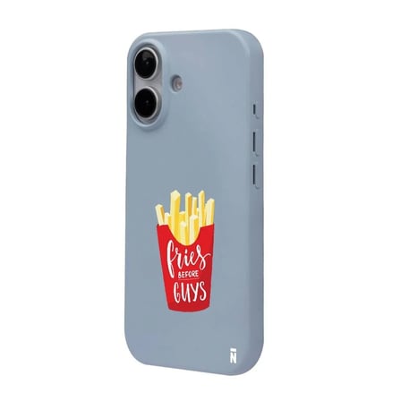 iPhone 16 Plus Mavi Lansman Renkli Silikon New Year Kedi Tasarımlı Premium Kılıf